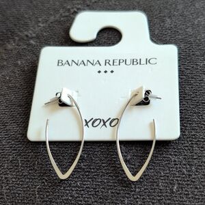 Banana Republic Silver Teardrop Earrings